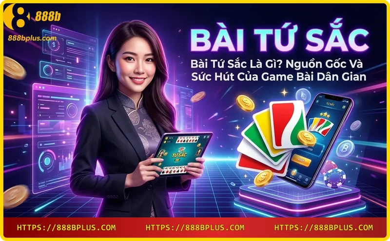 Bài tứ sắc sử dụng bộ bài 112 lá với bốn màu sắc đặc trưng