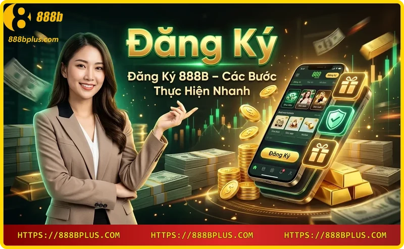 Các bước đăng ký 888B nhanh chóng