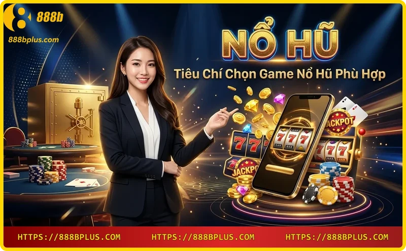 Các tiêu chí chọn game nổ hũ: RTP, biến động, chủ đề tại 888B