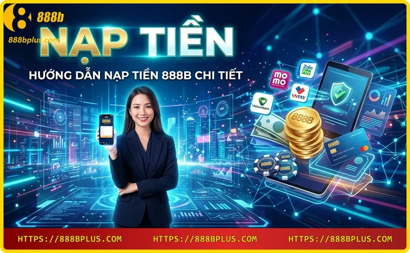 Hướng dẫn các bước nạp tiền 888B trên điện thoại