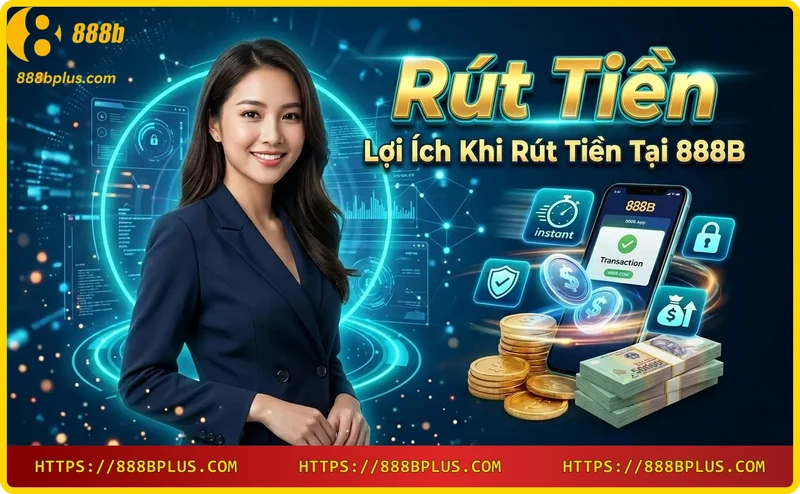Lợi ích rút tiền nhanh và đa dạng phương thức thanh toán tại 888B