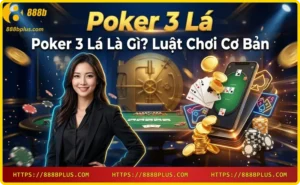 Luật chơi Poker 3 Lá đơn giản, dễ hiểu tại 888B