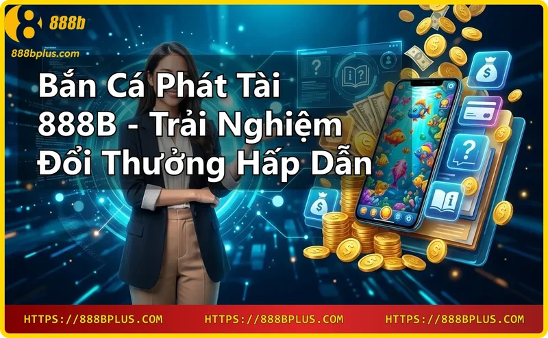 Người chơi đang ngắm bắn cá lớn trong game bắn cá phát tài tại 888B