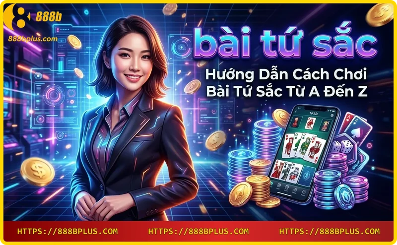 Ván bài tứ sắc đang diễn ra với bài trên bàn và nọc giữa